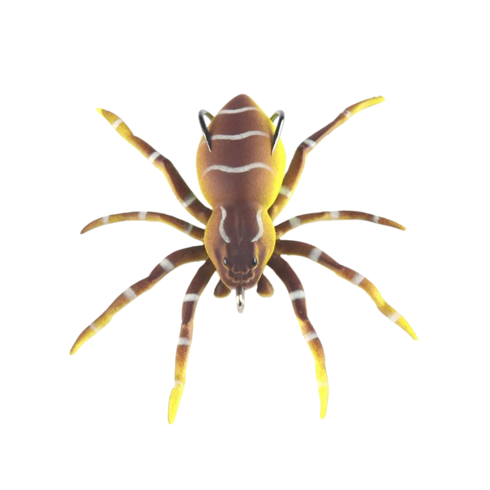 Araña de cebo con movimientos naturales
-Marrón - Ozerty