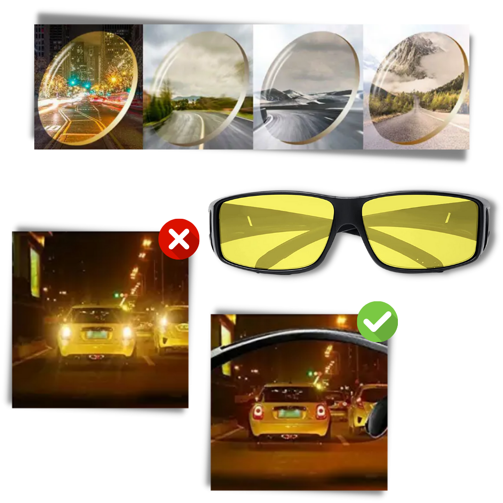 Gafas de visión para conducción nocturna
- Ozerty