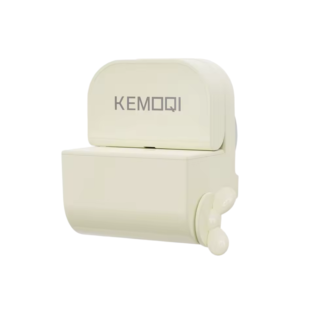 Dispensador de pasta de dientes -Blanco - Ozerty