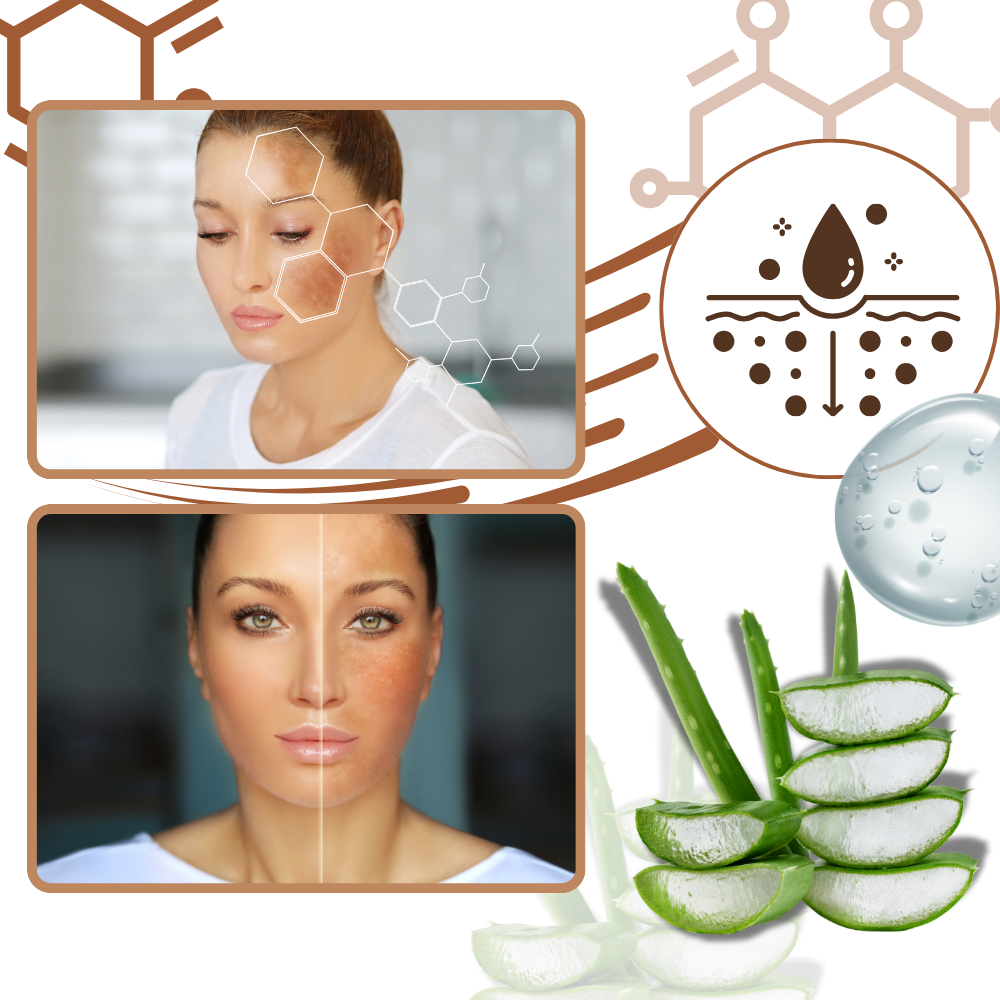 Sérum no graso y corrector de la melanina - Ozerty