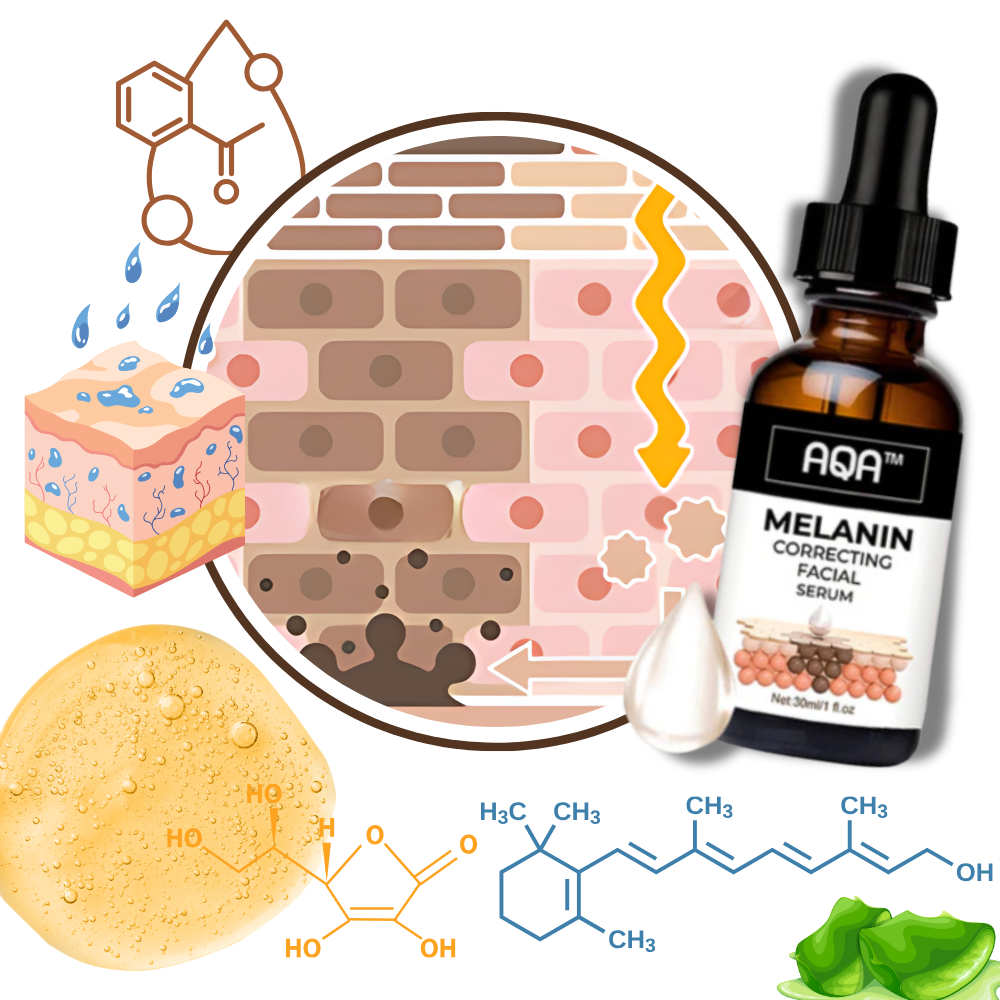 Sérum no graso y corrector de la melanina - Ozerty