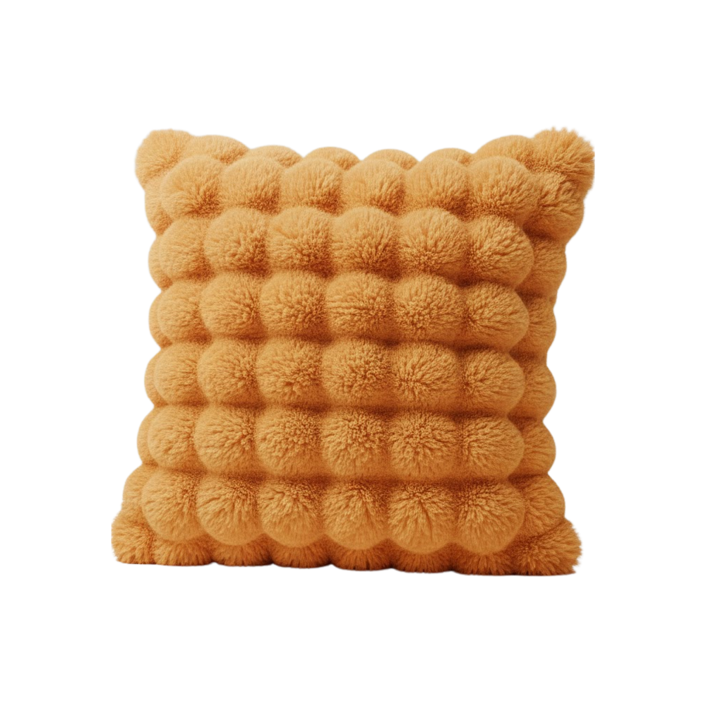 Fundas de felpa antideslizantes y cómodas para sofás -Naranja - Ozerty