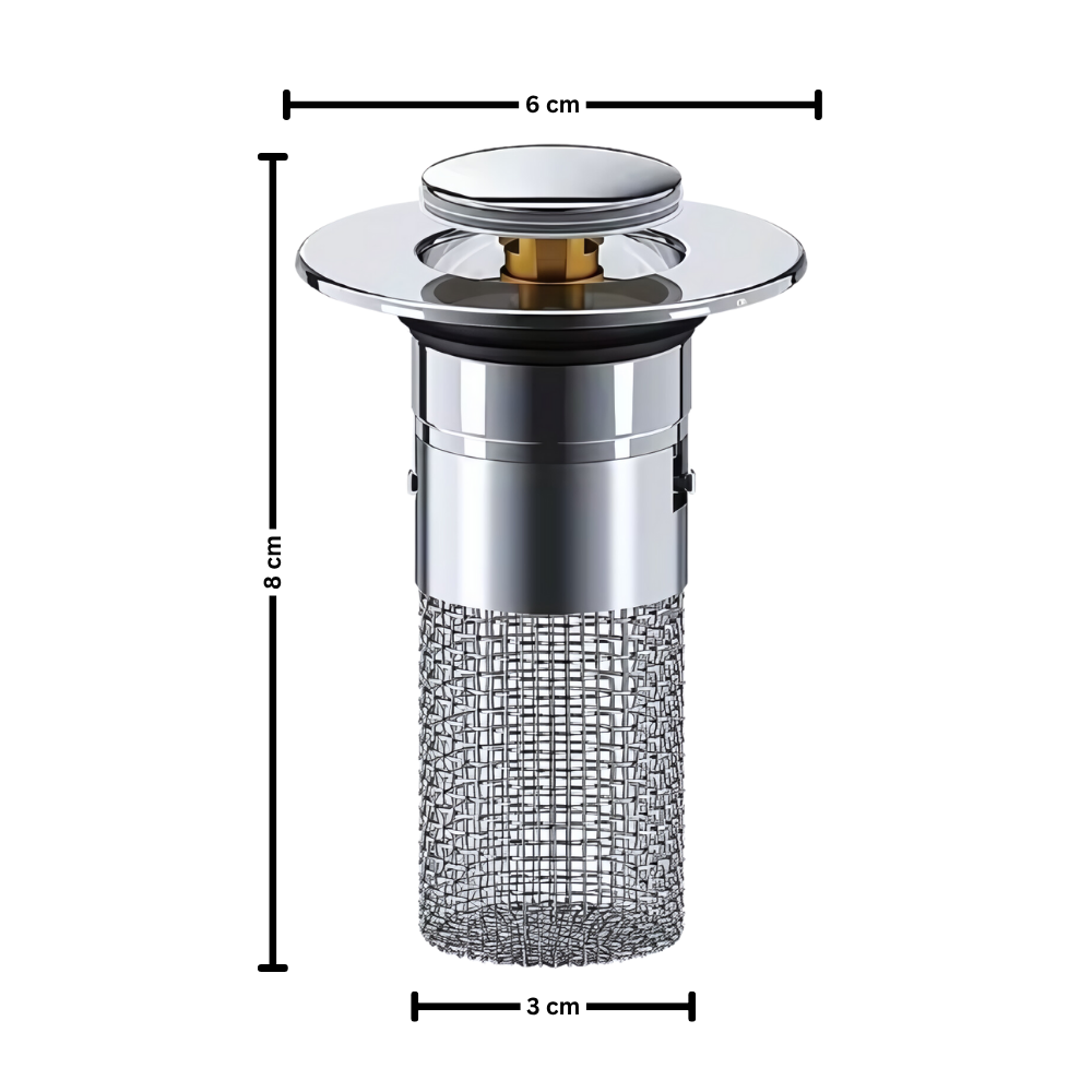 Tapón para fregaderos con aislamiento de olores