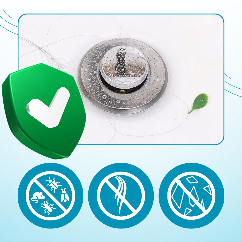 Tapón para fregaderos con aislamiento de olores - Ozerty