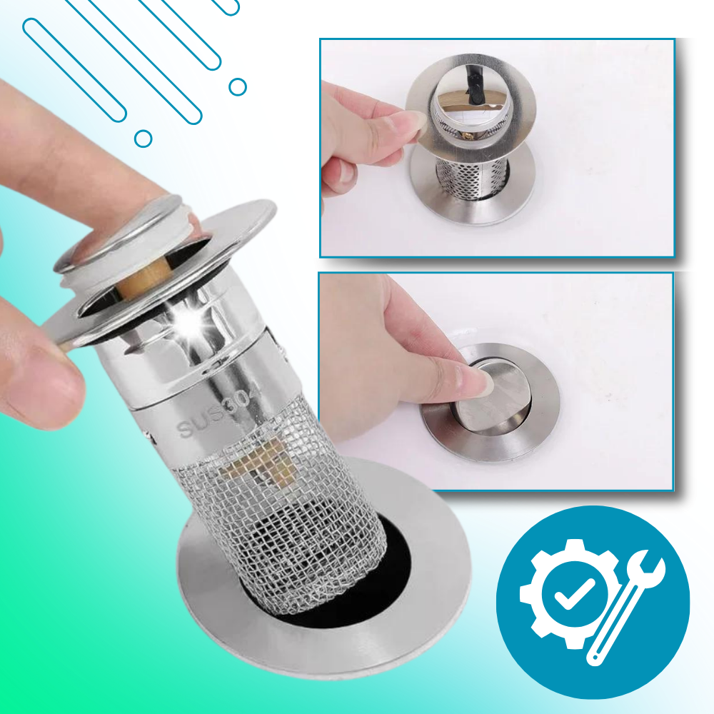 Tapón para fregaderos con aislamiento de olores - Ozerty