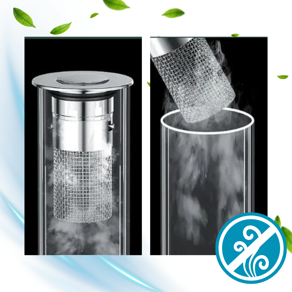 Tapón para fregaderos con aislamiento de olores - Ozerty