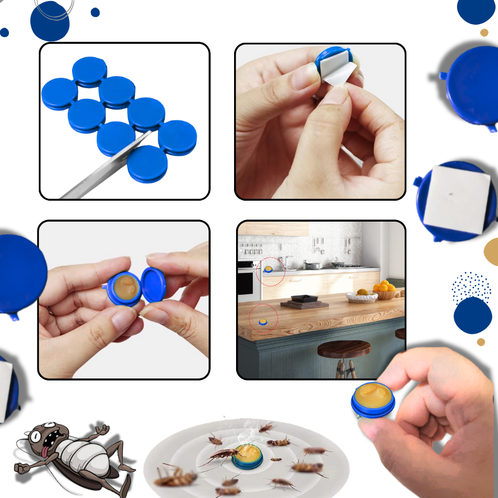 Trampas inodoras para cucarachas
- Ozerty