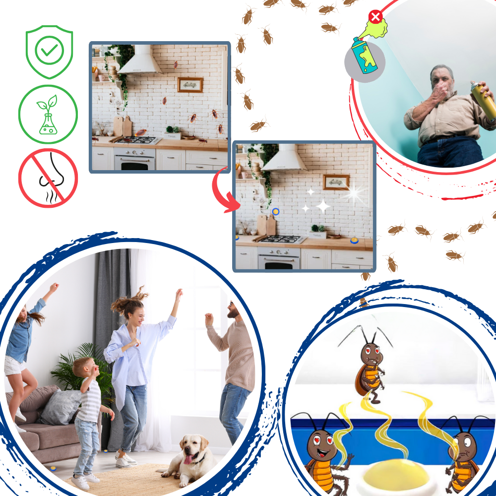 Trampas inodoras para cucarachas
- Ozerty