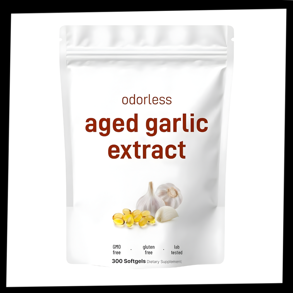 Cápsulas blandas de extracto orgánico de ajo - Ozerty