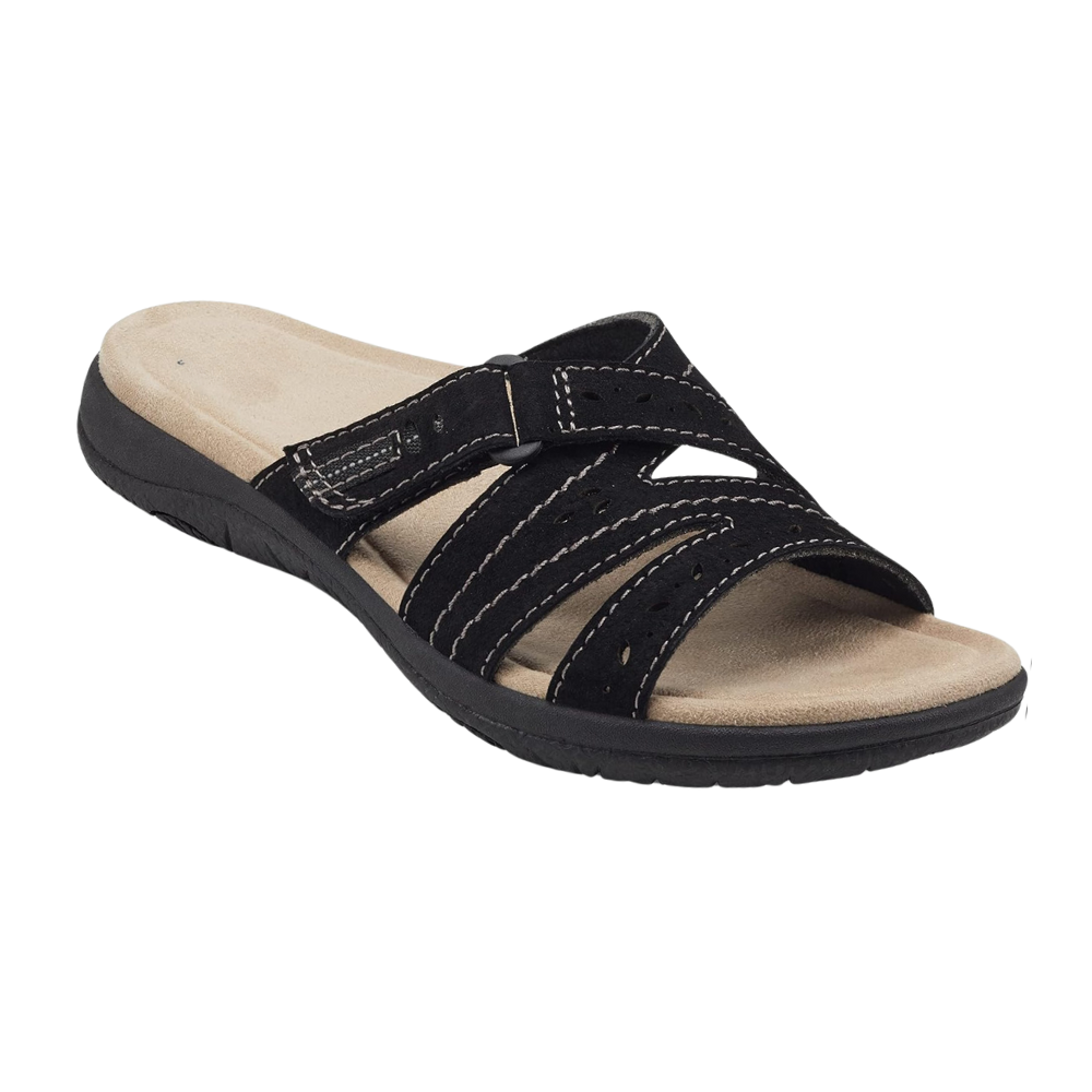 Sandalias con plantilla ortopédica -Negro - Ozerty