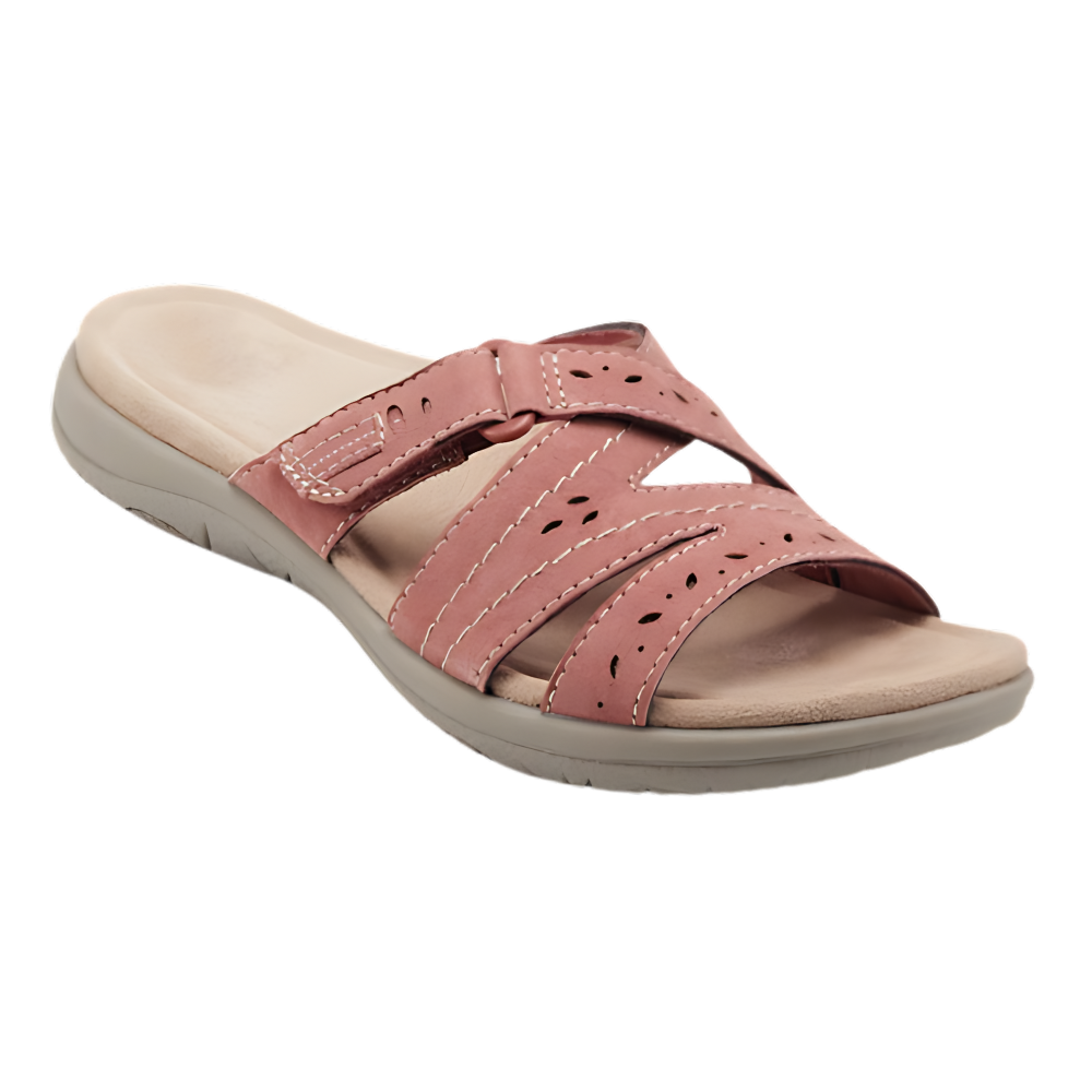 Sandalias con plantilla ortopédica -Rosa - Ozerty