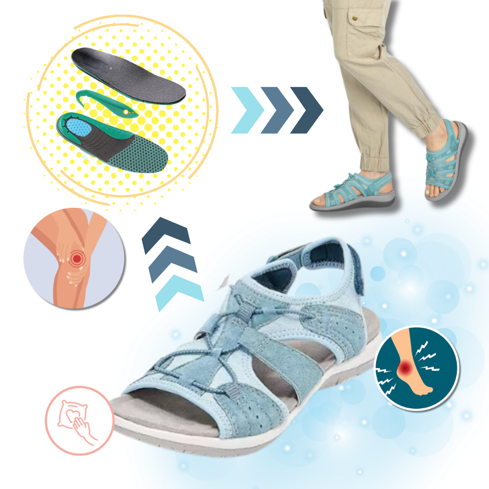 Sandalias antideslizantes con soporte ortopédico - Ozerty