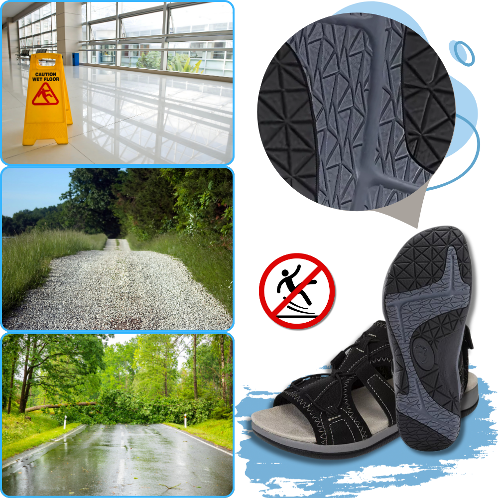 Sandalias antideslizantes con soporte ortopédico - Ozerty