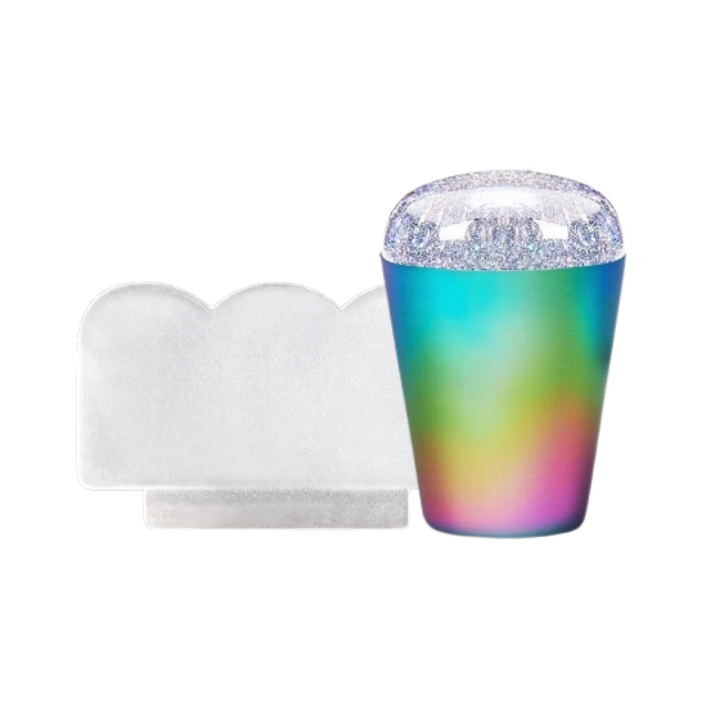 Sello estampador para decorar las uñas
-Arco iris - Ozerty