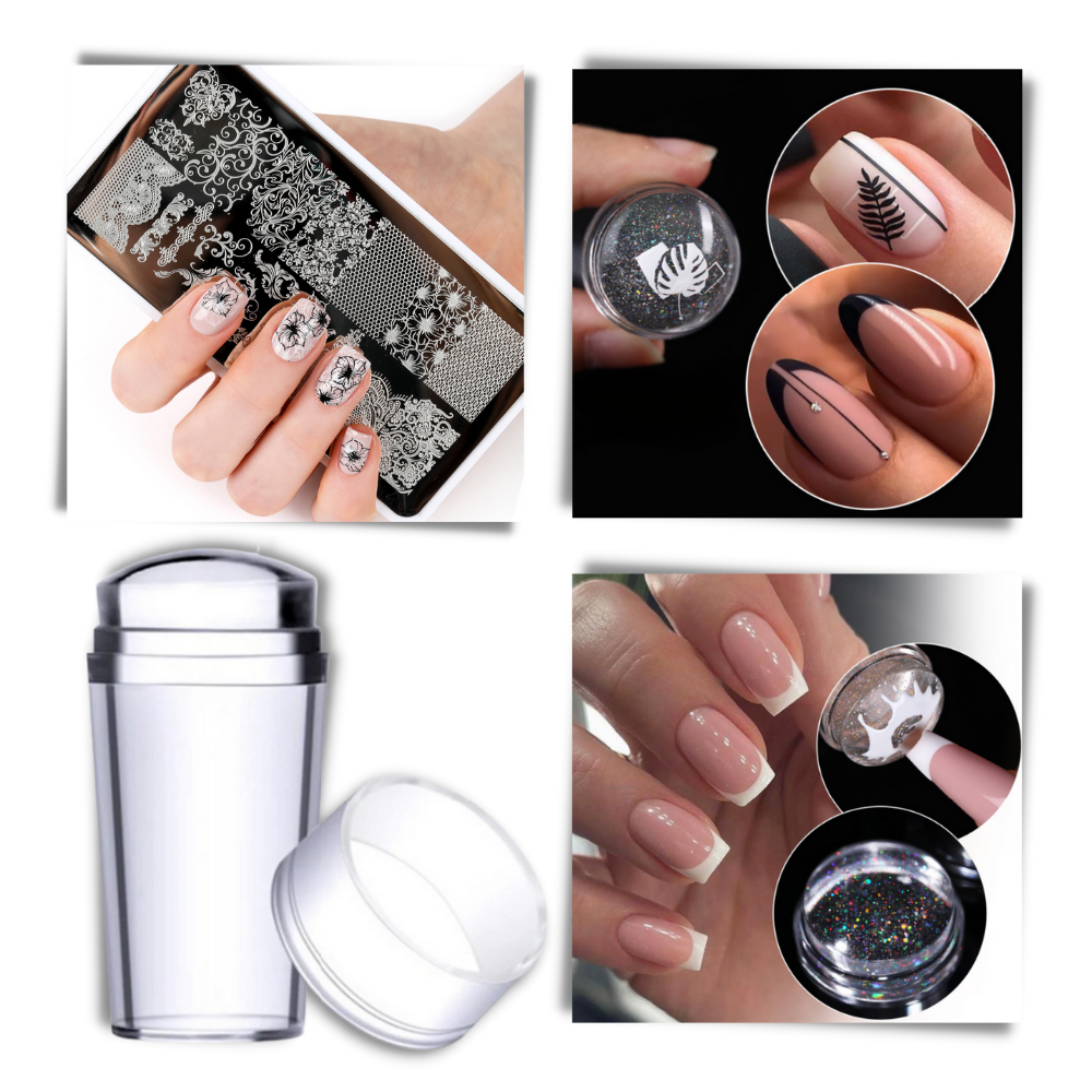 Sello estampador para decorar las uñas
- Ozerty