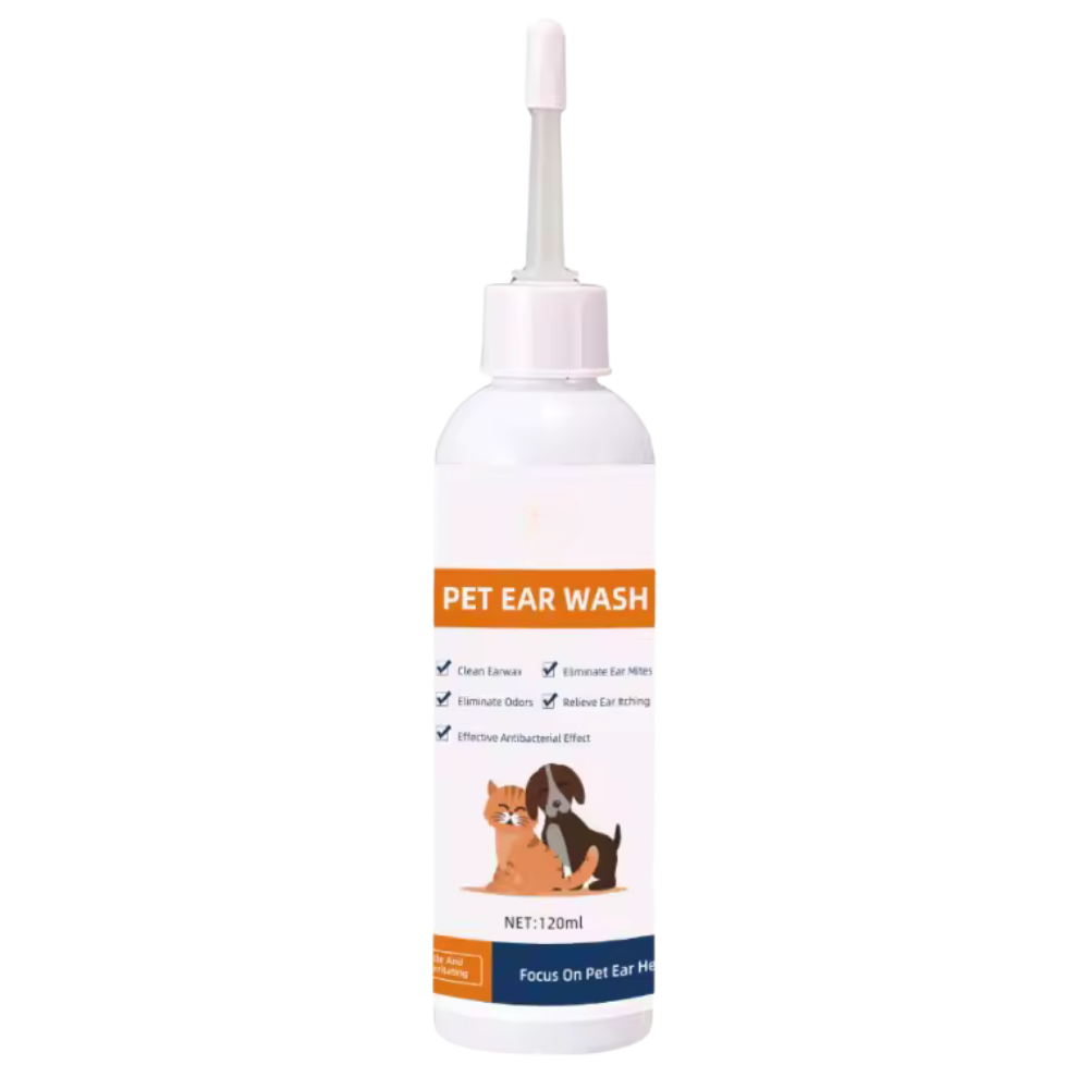 Limpiador desodorante para orejas de mascotas -120 ml - Ozerty