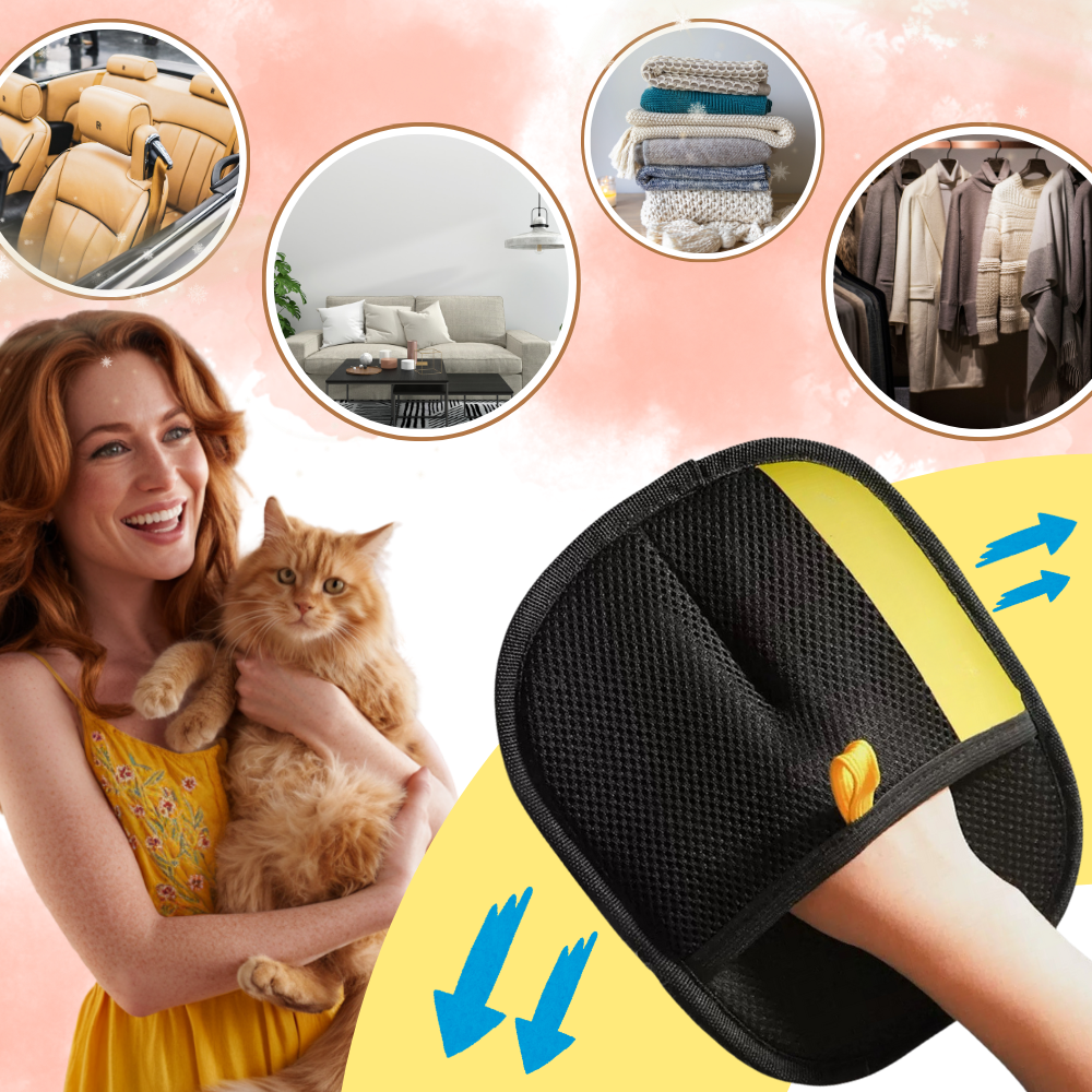 Manopla quita pelos para mascotas - Ozerty