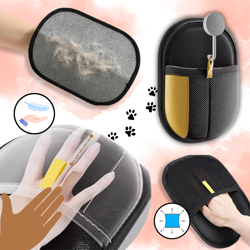 Manopla quita pelos para mascotas - Ozerty