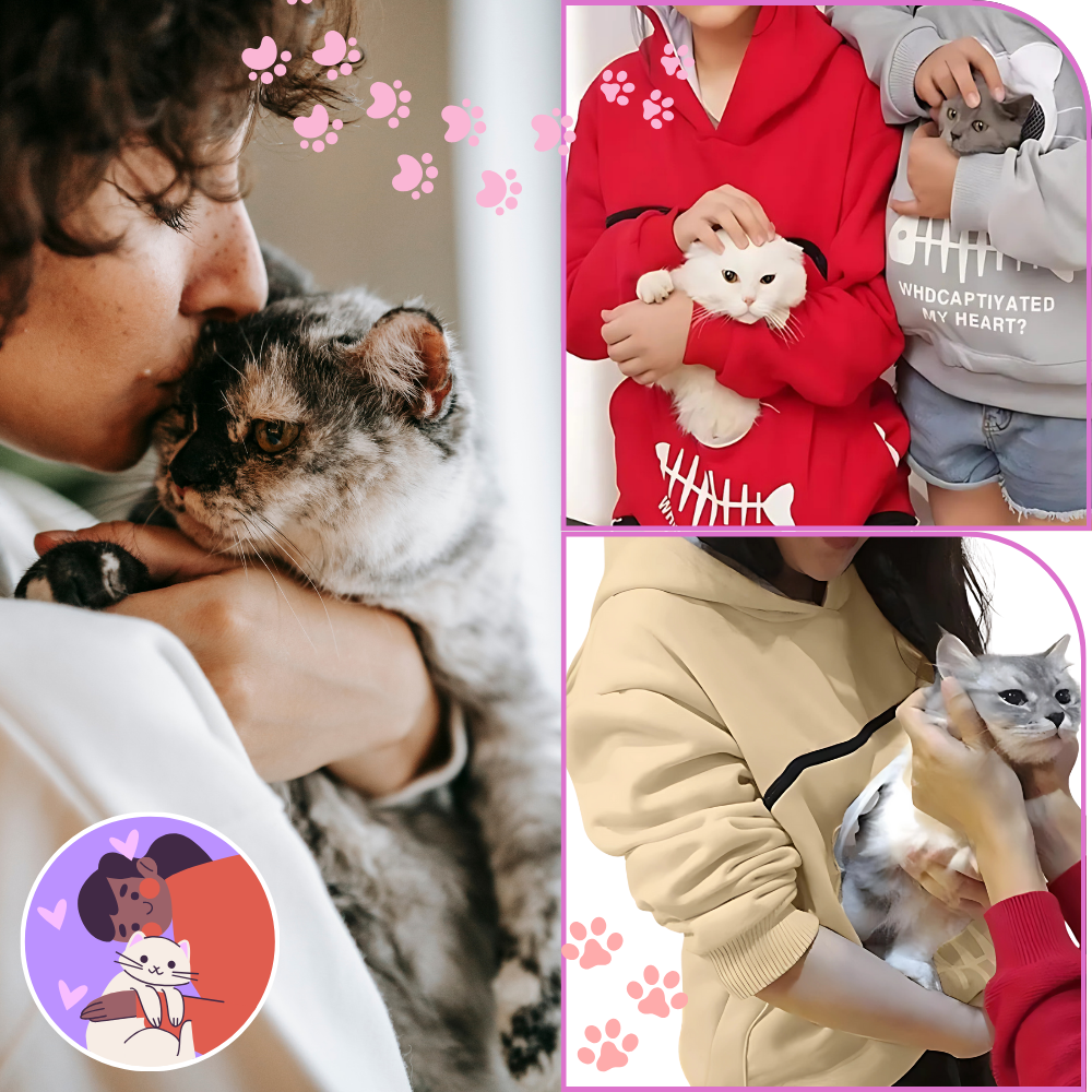 Sudadera con compartimento porta mascotas - Ozerty