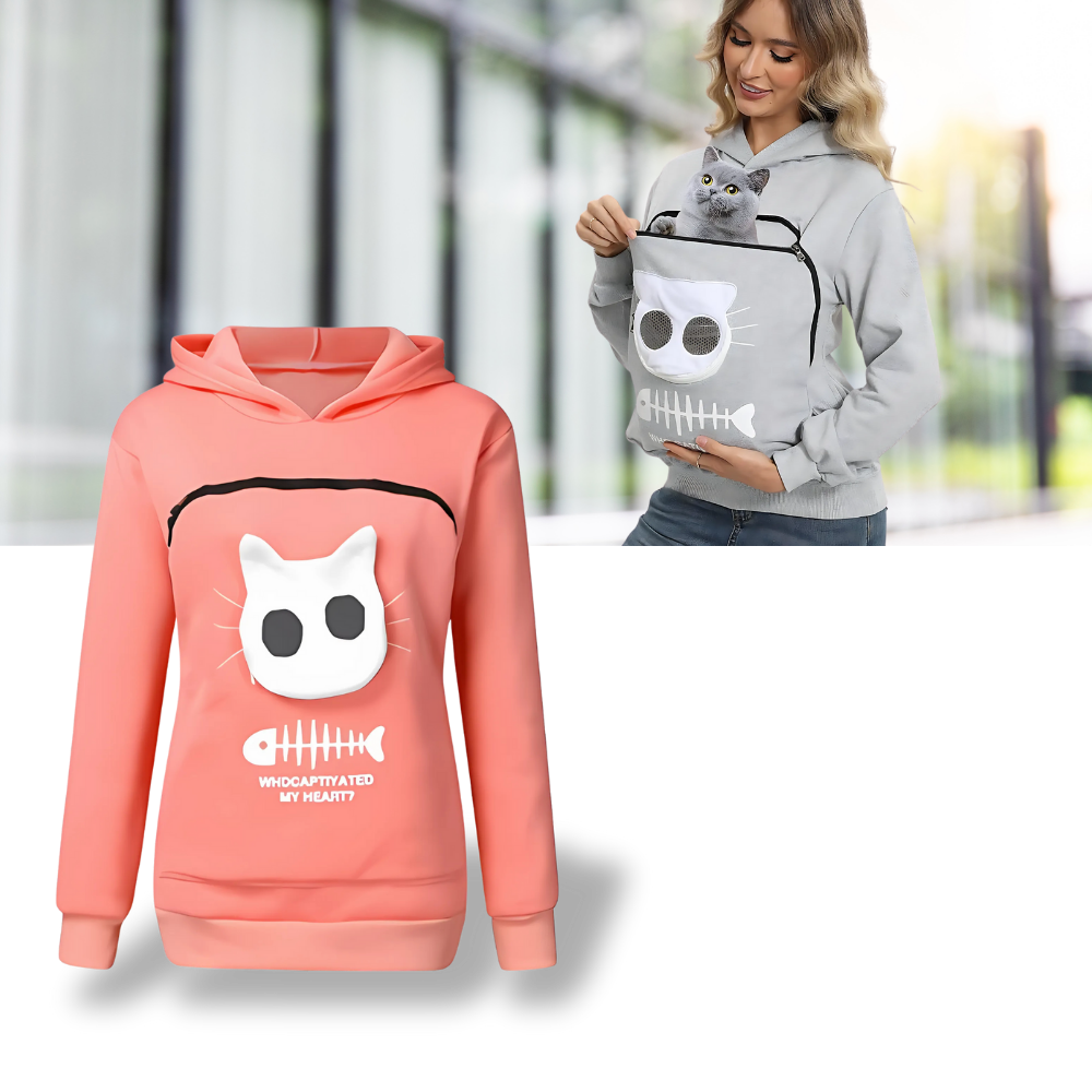 Sudadera con compartimento porta mascotas - Ozerty
