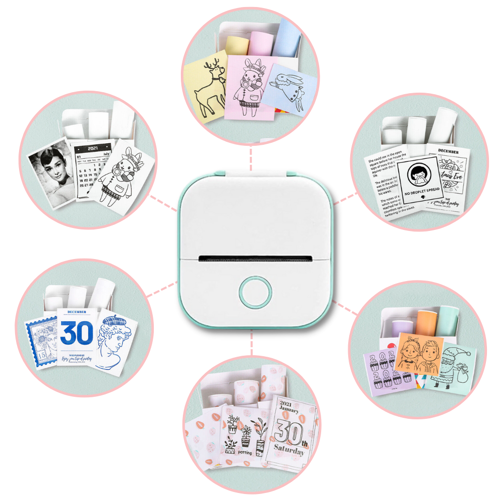 Impresora de pegatinas sin tinta Phomemo
- Ozerty