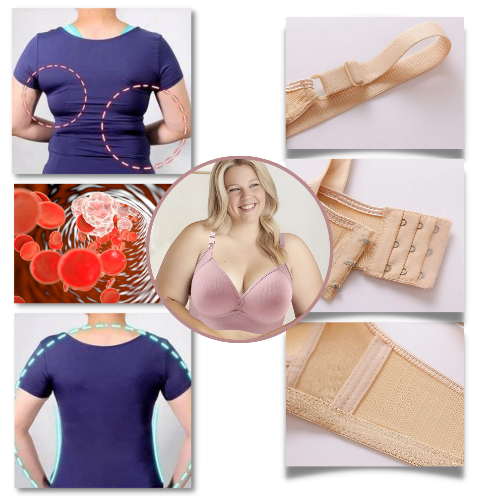 Sujetador push-up de talla grande sin aros
- Ozerty