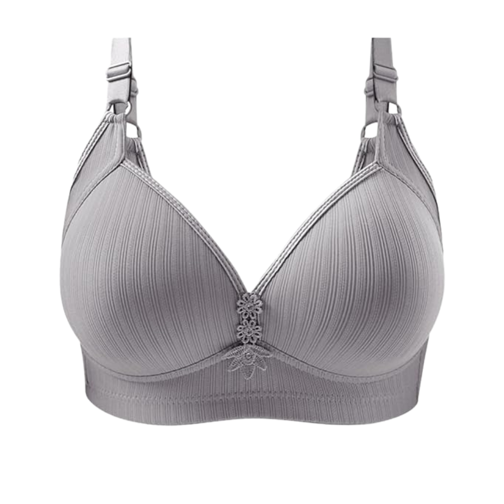 Sujetador push-up de talla grande sin aros
-Gris/SGris/MGris/LGris/XLGris/XXL - Ozerty