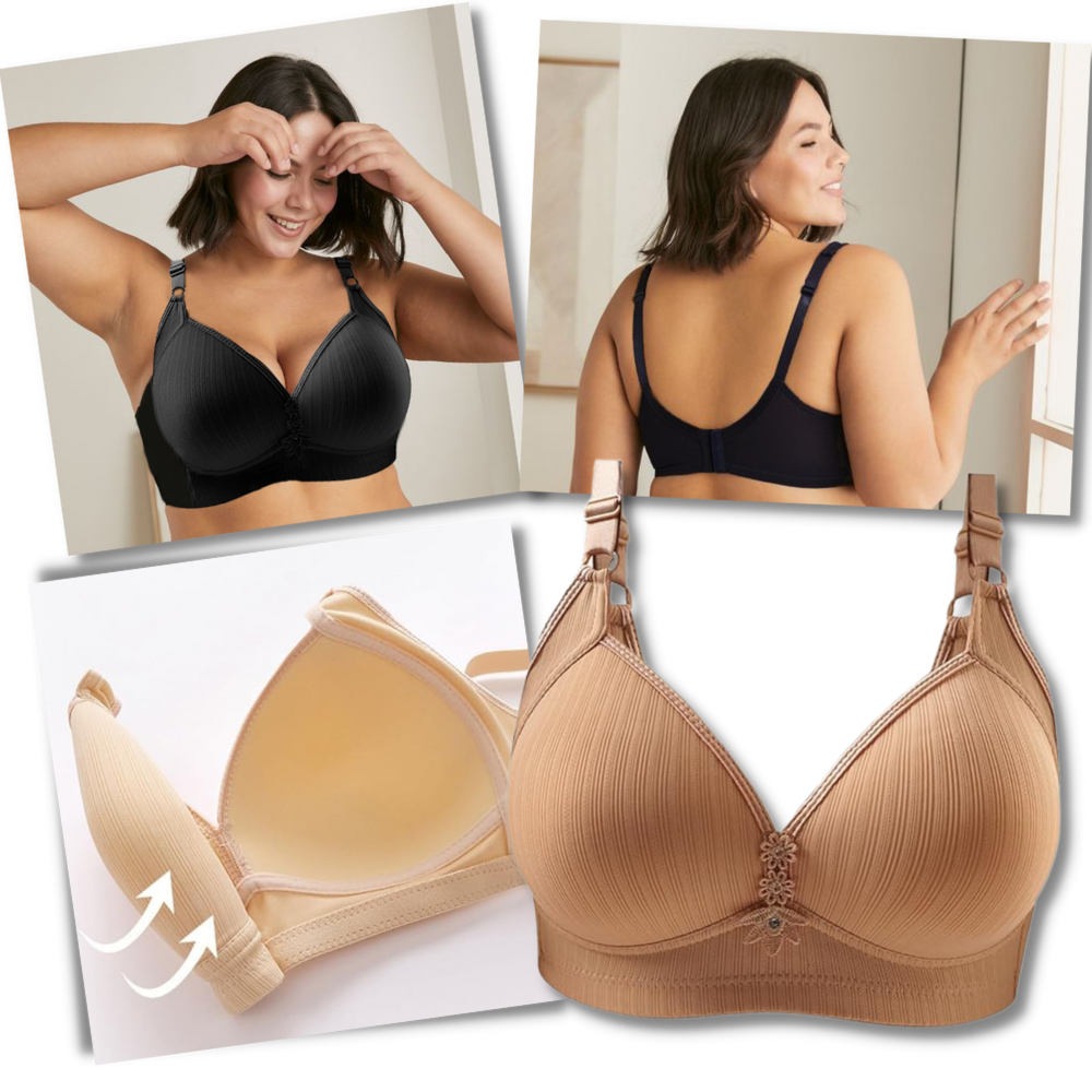 Sujetador push-up de talla grande sin aros
- Ozerty