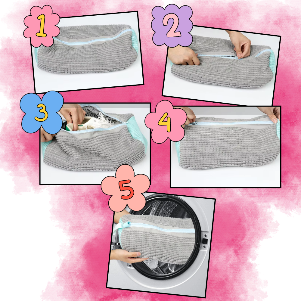 Bolsa de poliéster para lavar calzado - Ozerty