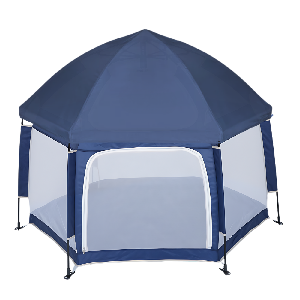 Parque infantil desplegable de malla