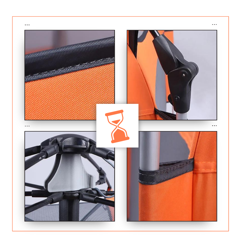 Parque infantil desplegable de malla - Ozerty