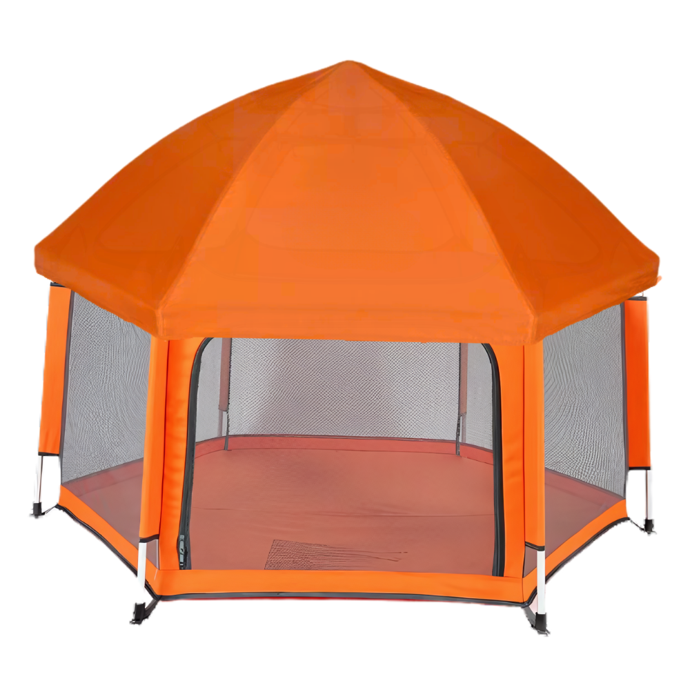 Parque infantil desplegable de malla