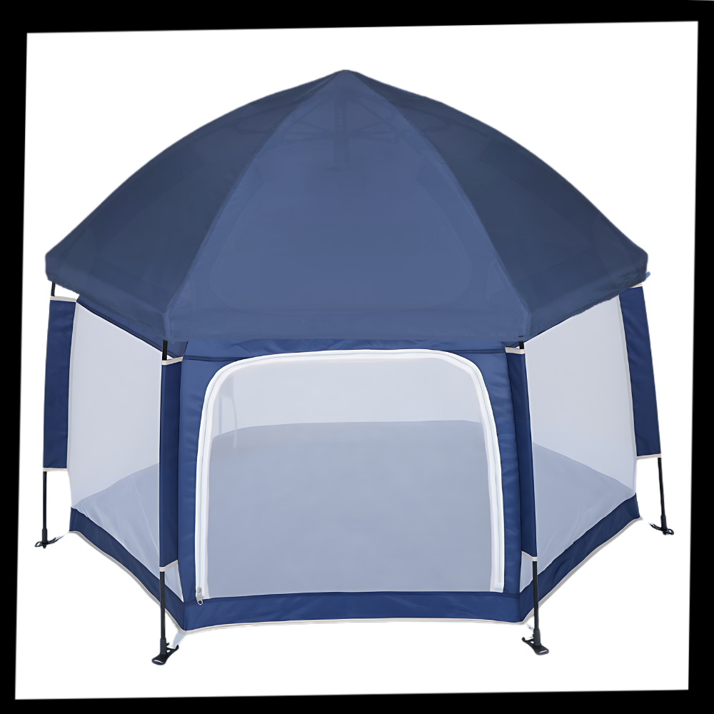 Parque infantil desplegable de malla