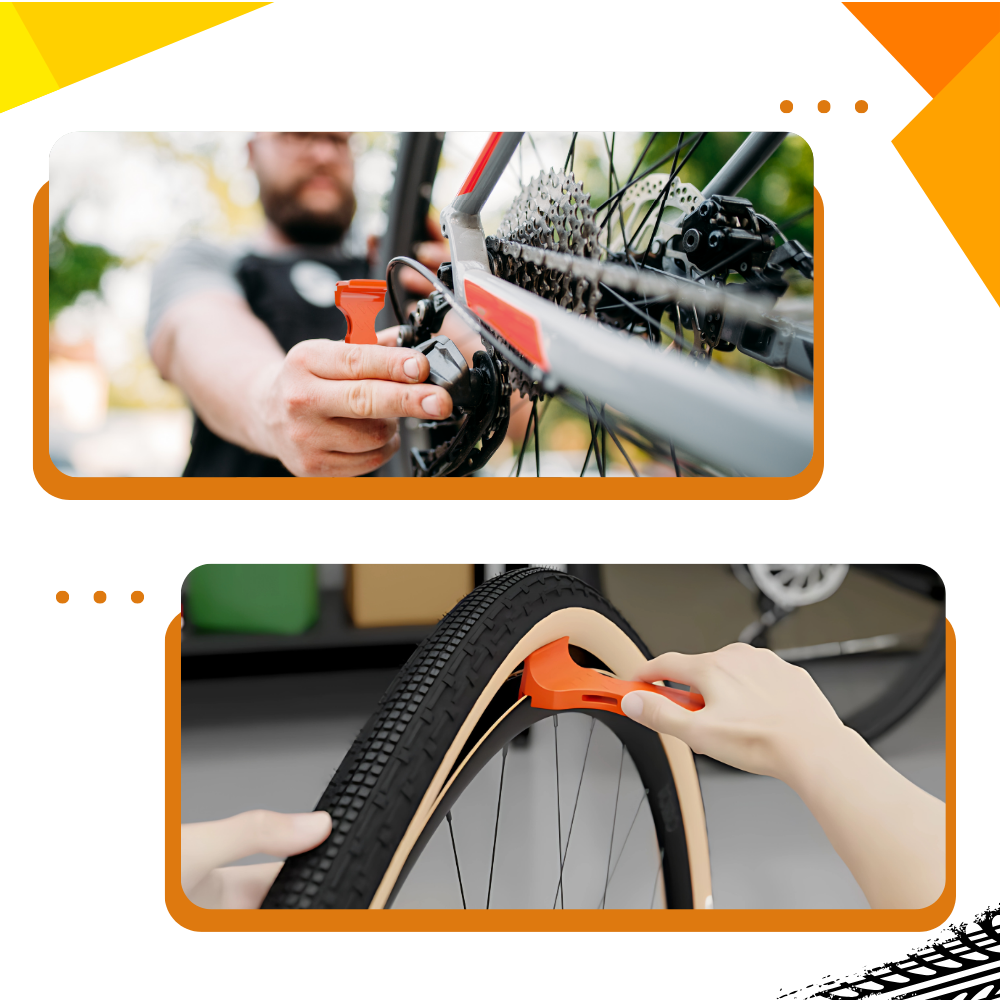 Herramienta portátil para neumáticos de bicicleta - Ozerty