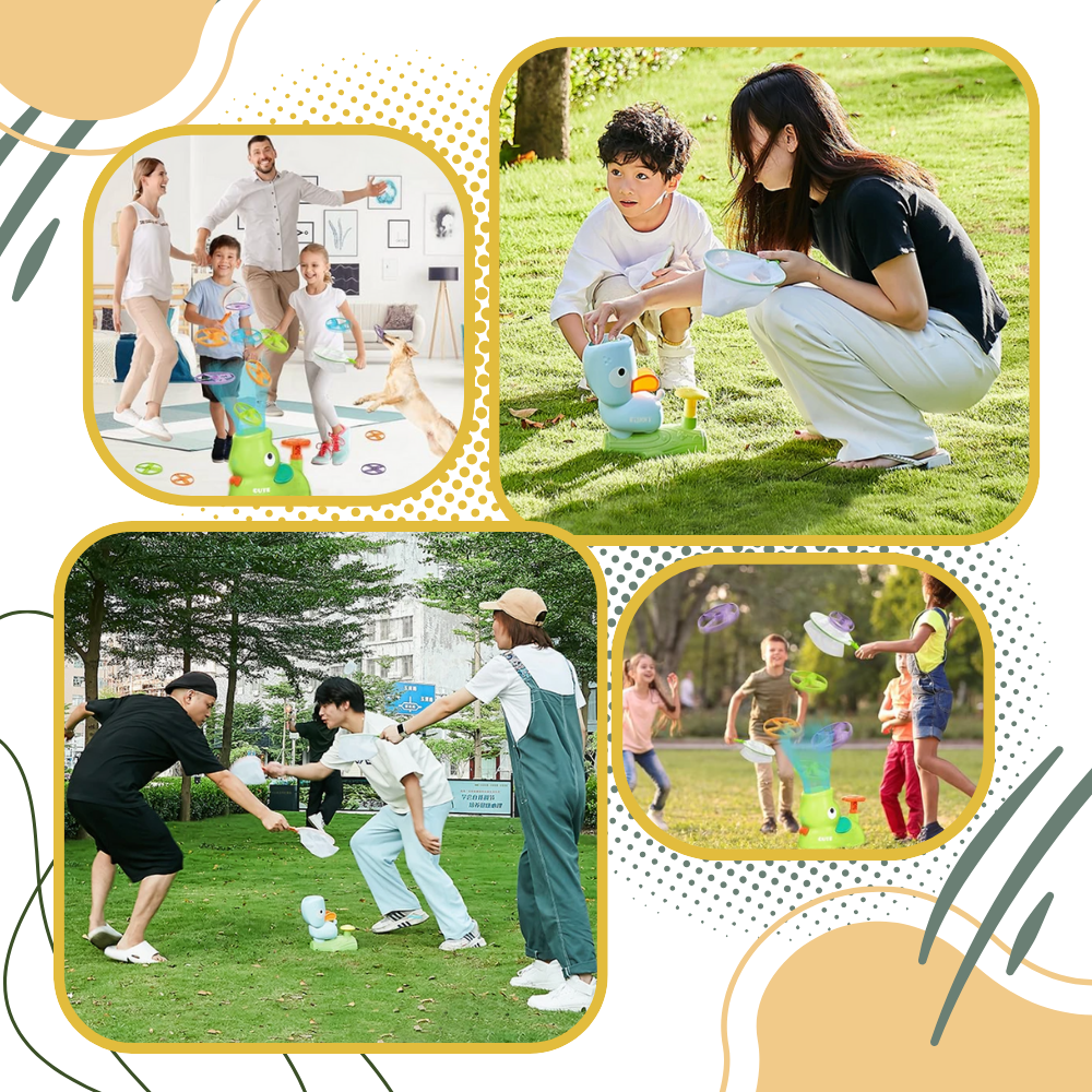 Juguete lanzador de discos voladores
- Ozerty