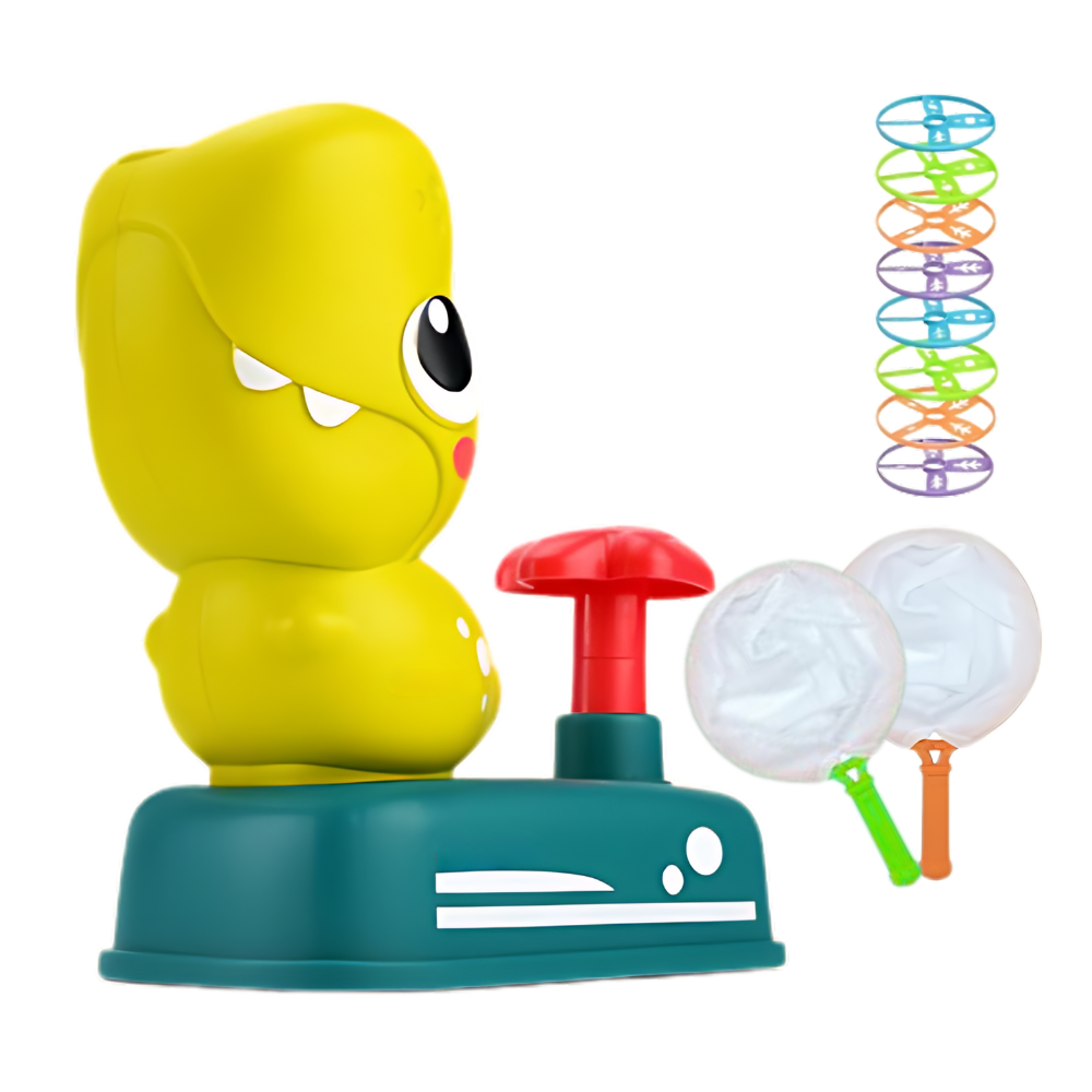 Juguete lanzador de discos voladores
-Dinosaurio verde - Ozerty