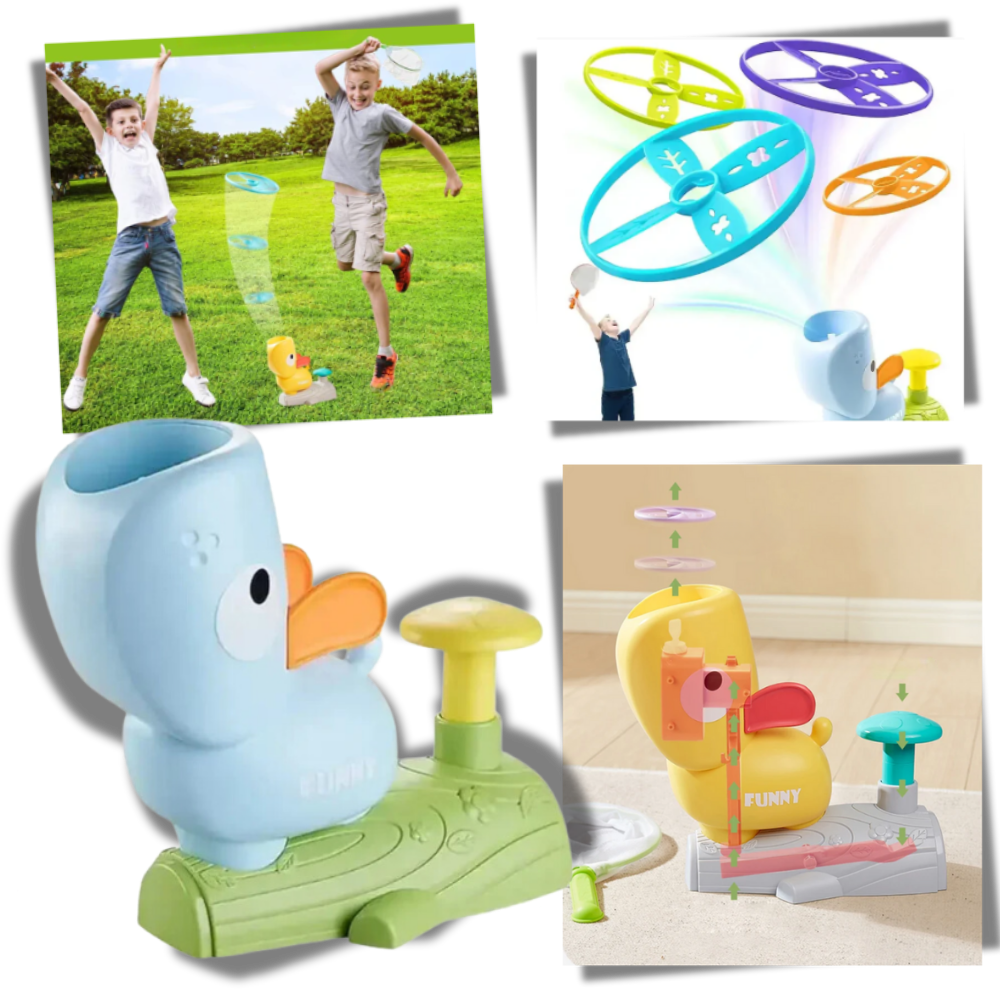 Juguete lanzador de discos voladores
- Ozerty