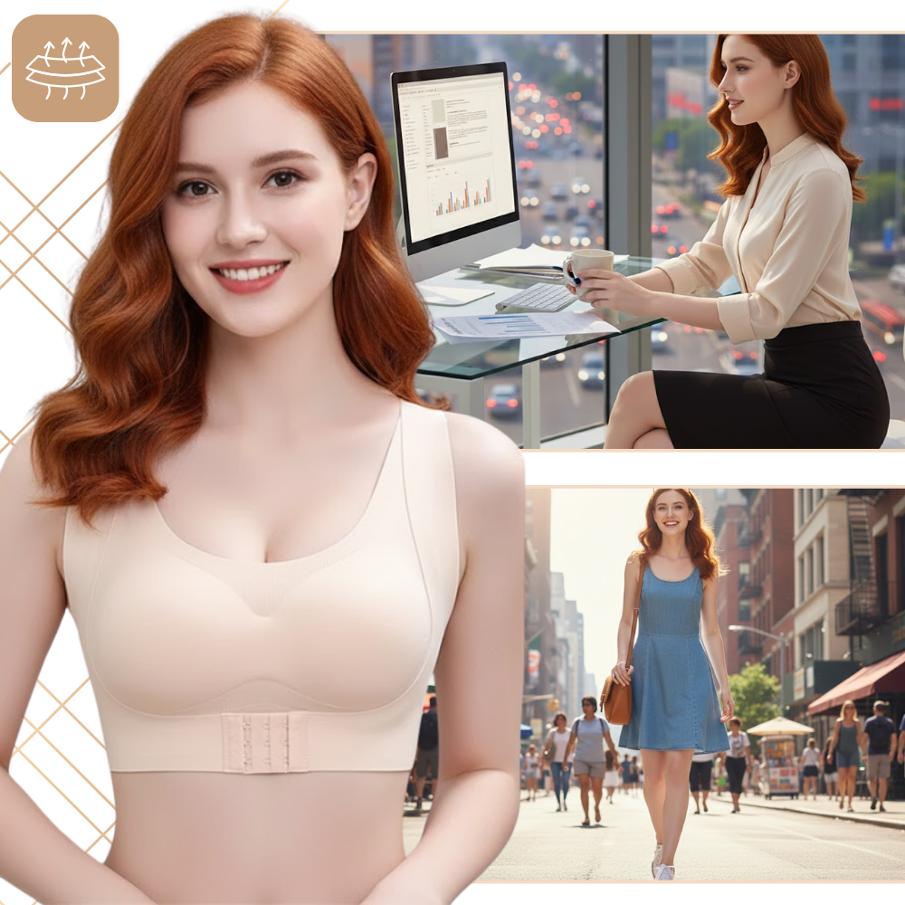 Sujetador sin costuras con soporte postural - Ozerty