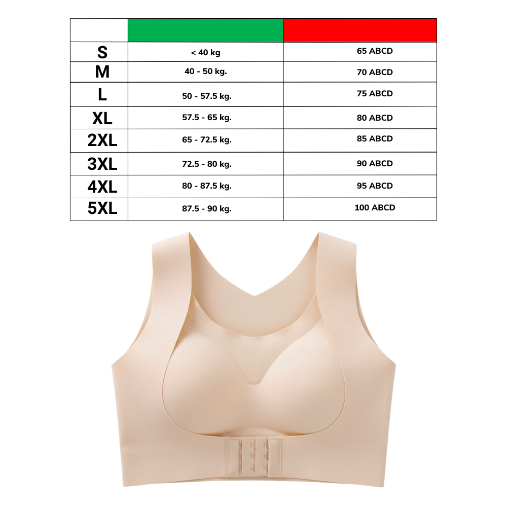 Sujetador sin costuras con soporte postural - Ozerty