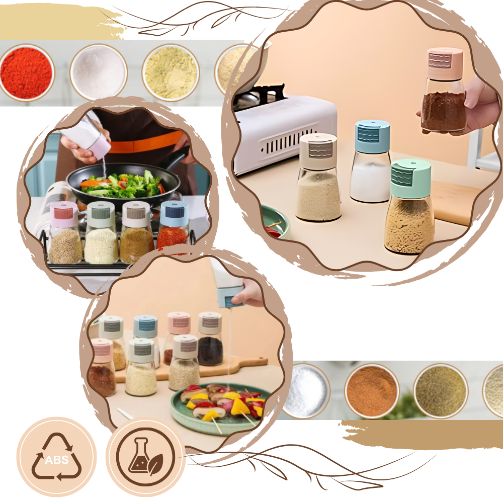 Dispensador preciso de sal y pimienta
- Ozerty