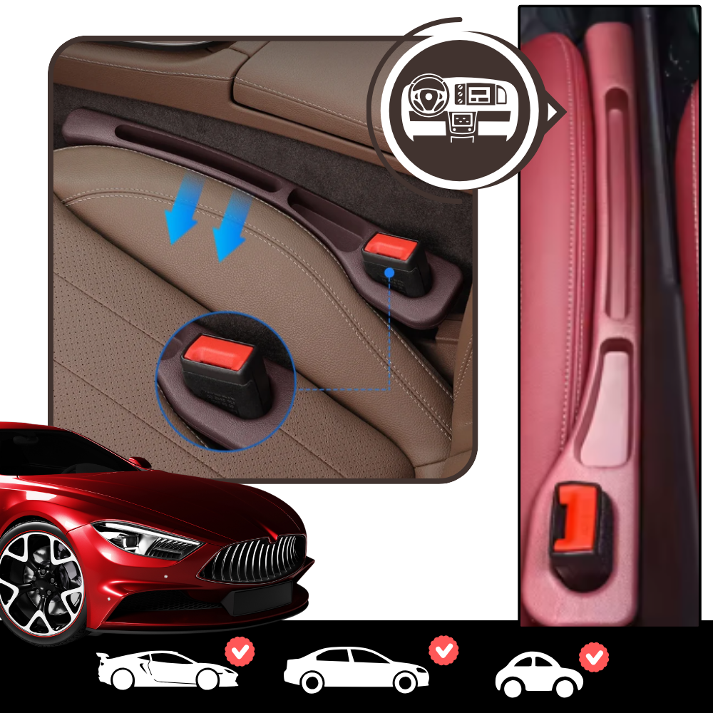 Organizador y relleno de huecos para coche de ajuste preciso - Ozerty