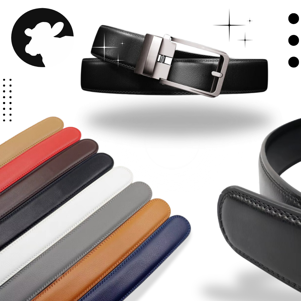 Cinturón de cuero sin agujeros - Ozerty