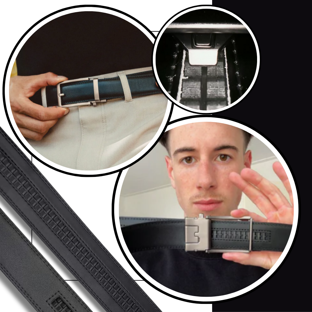 Cinturón de cuero sin agujeros - Ozerty