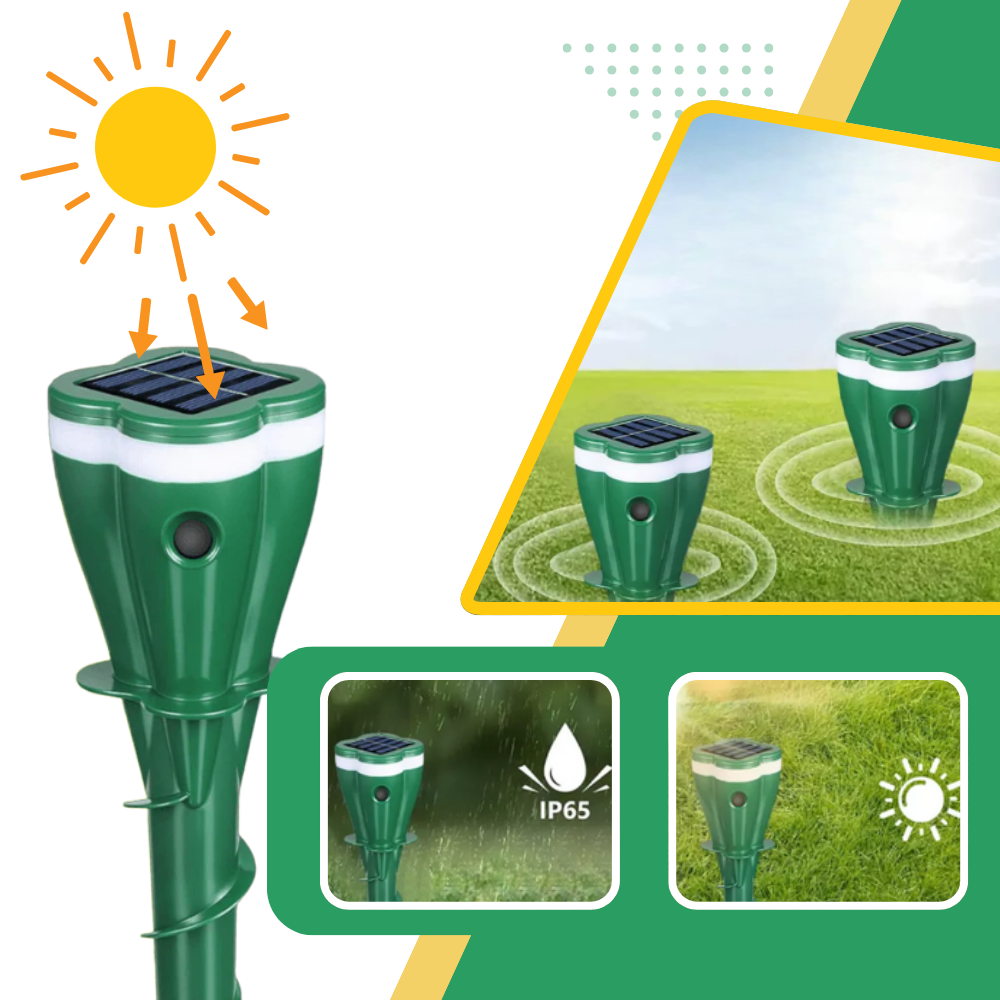 Repelente solar mediante pulsos - Ozerty