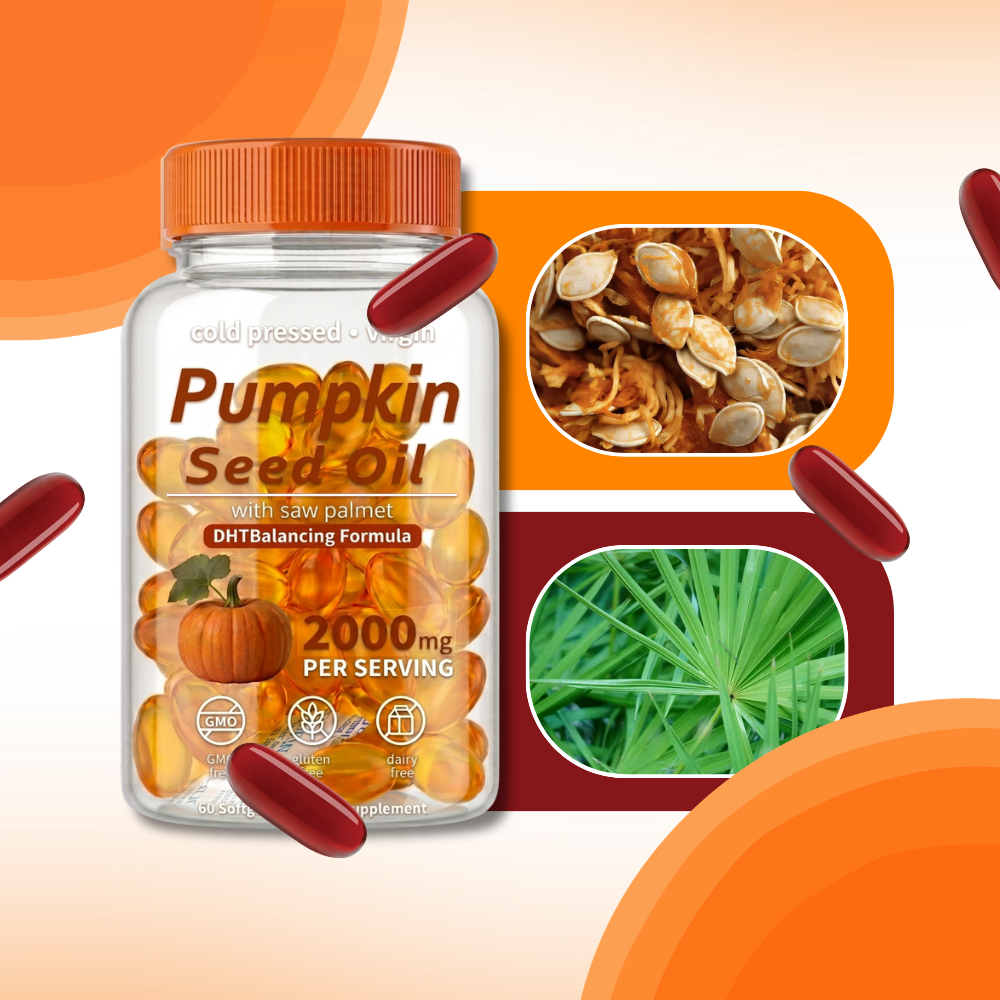 Cápsulas blandas de aceite de semillas de calabaza