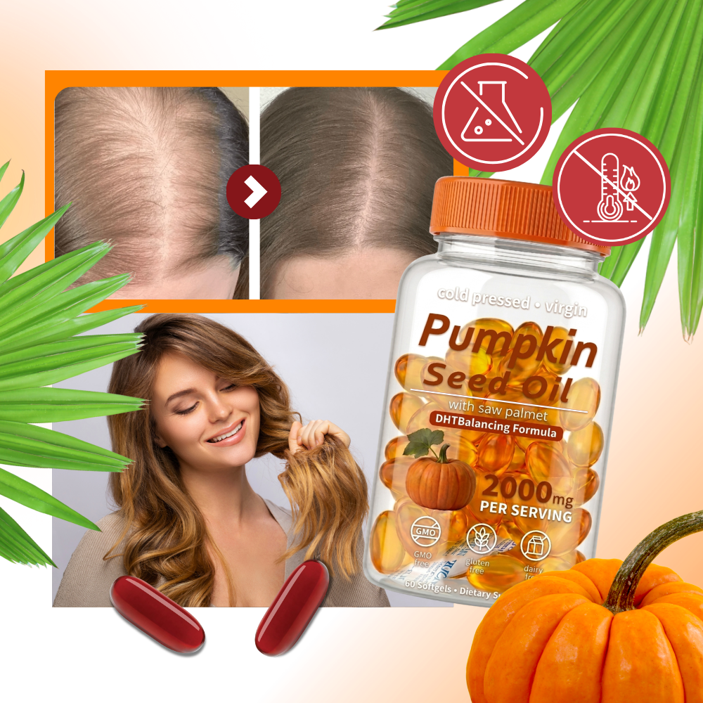 Cápsulas blandas de aceite de semillas de calabaza