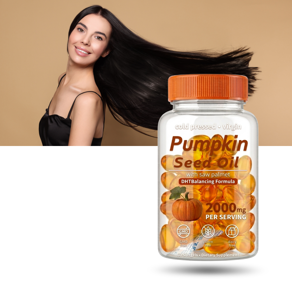 Cápsulas blandas de aceite de semillas de calabaza