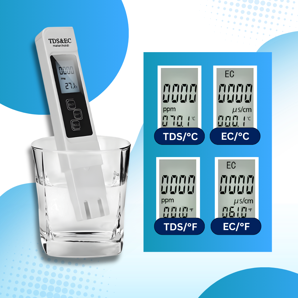 Medidor de calidad del agua Pure Safety - Ozerty