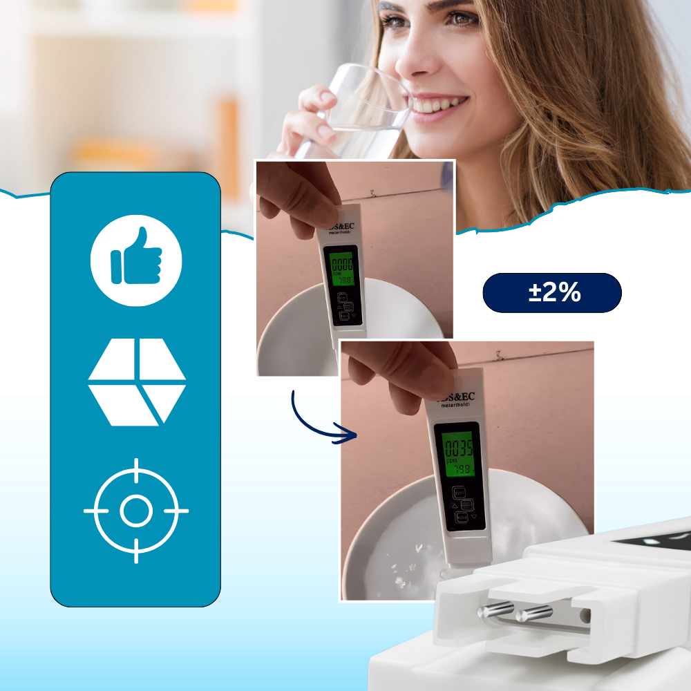 Medidor de calidad del agua Pure Safety - Ozerty