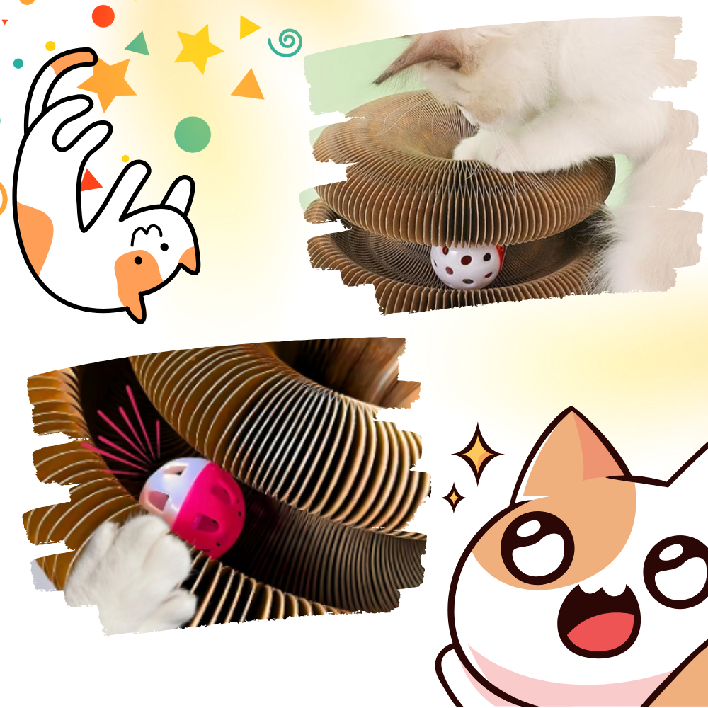 Rascador anti estrés para gatos - Ozerty